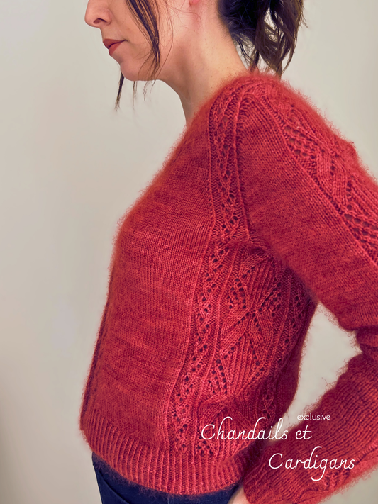 KIT laine ATHEN CARDIGAN SLEEVED + patron (OFFERT)