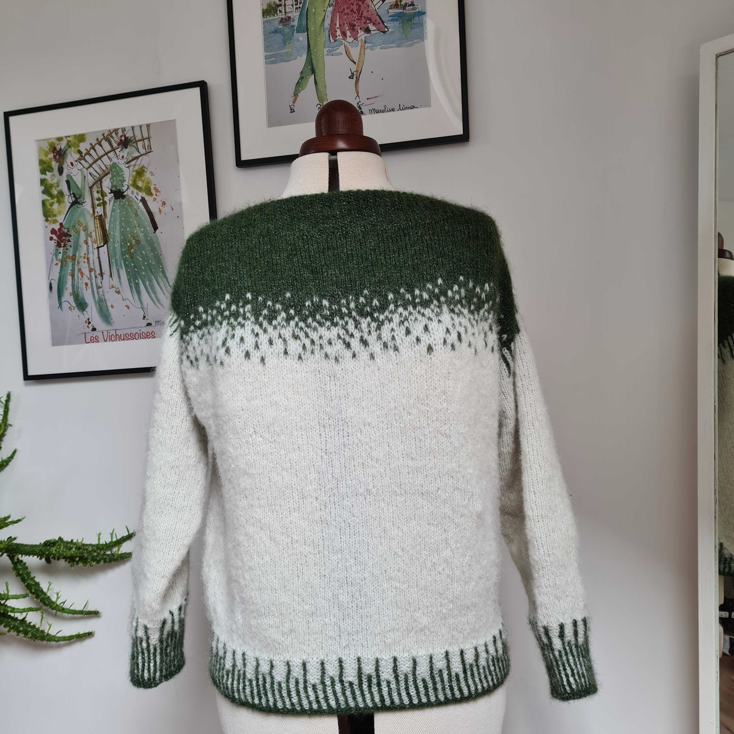 Patron de tricot PHILADELPHIA SWEATER PDF - 2 constructions disponibles (avec et sans couture)