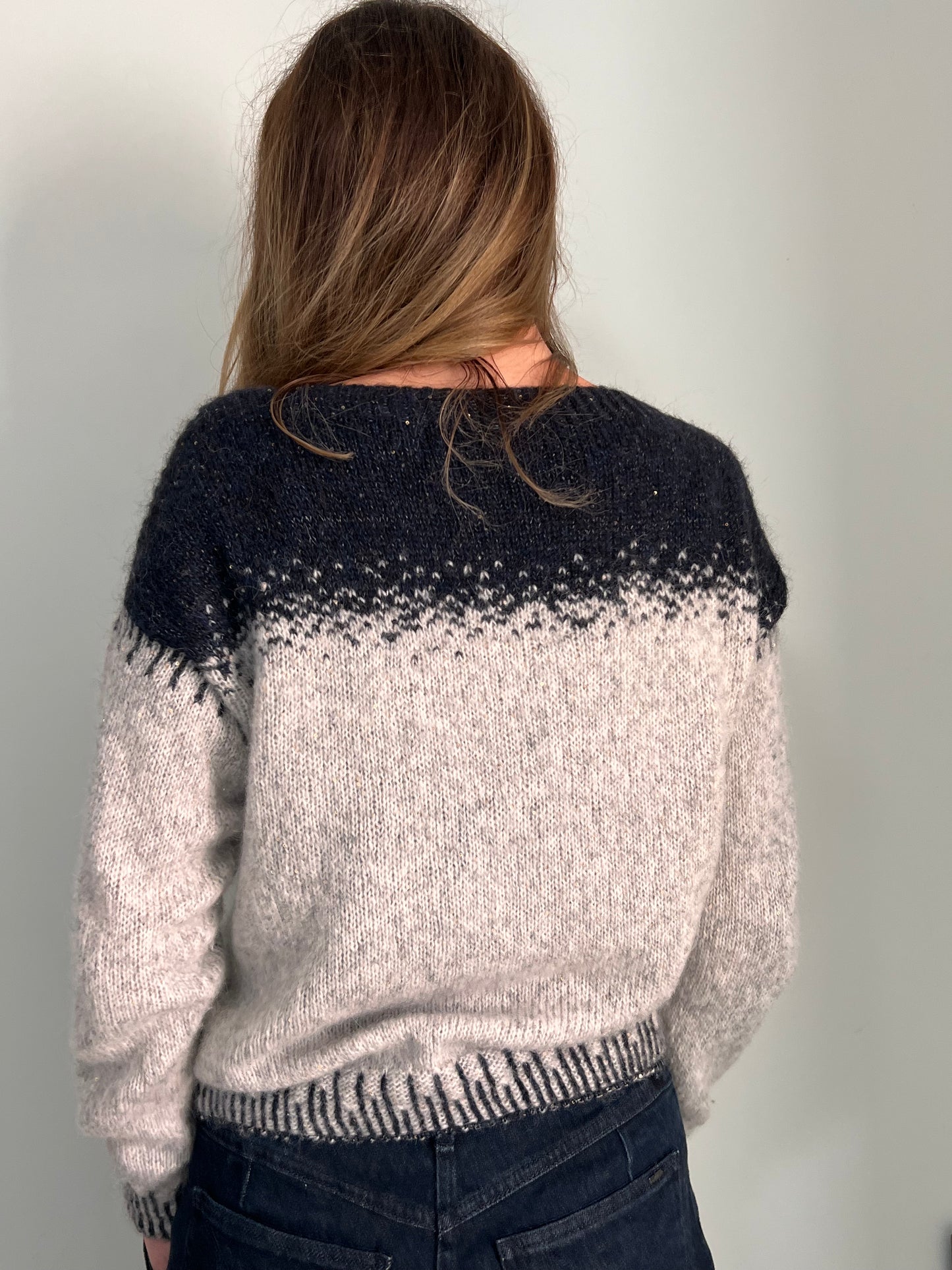 Patron de tricot PHILADELPHIA SWEATER PDF - 2 constructions disponibles (avec et sans couture)
