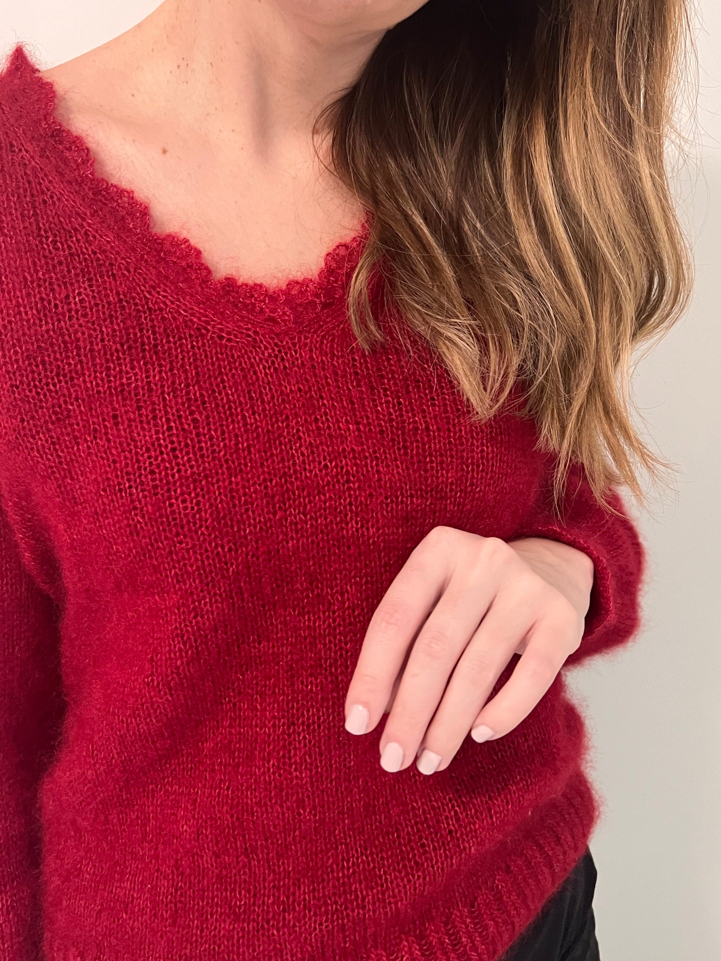 Patron de tricot VENISE SWEATER PDF - 2 constructions disponibles (avec et sans couture)