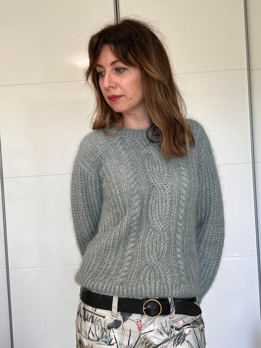 Patron de tricot MIAMI SWEATER PDF - 2 constructions disponibles (avec et sans couture)