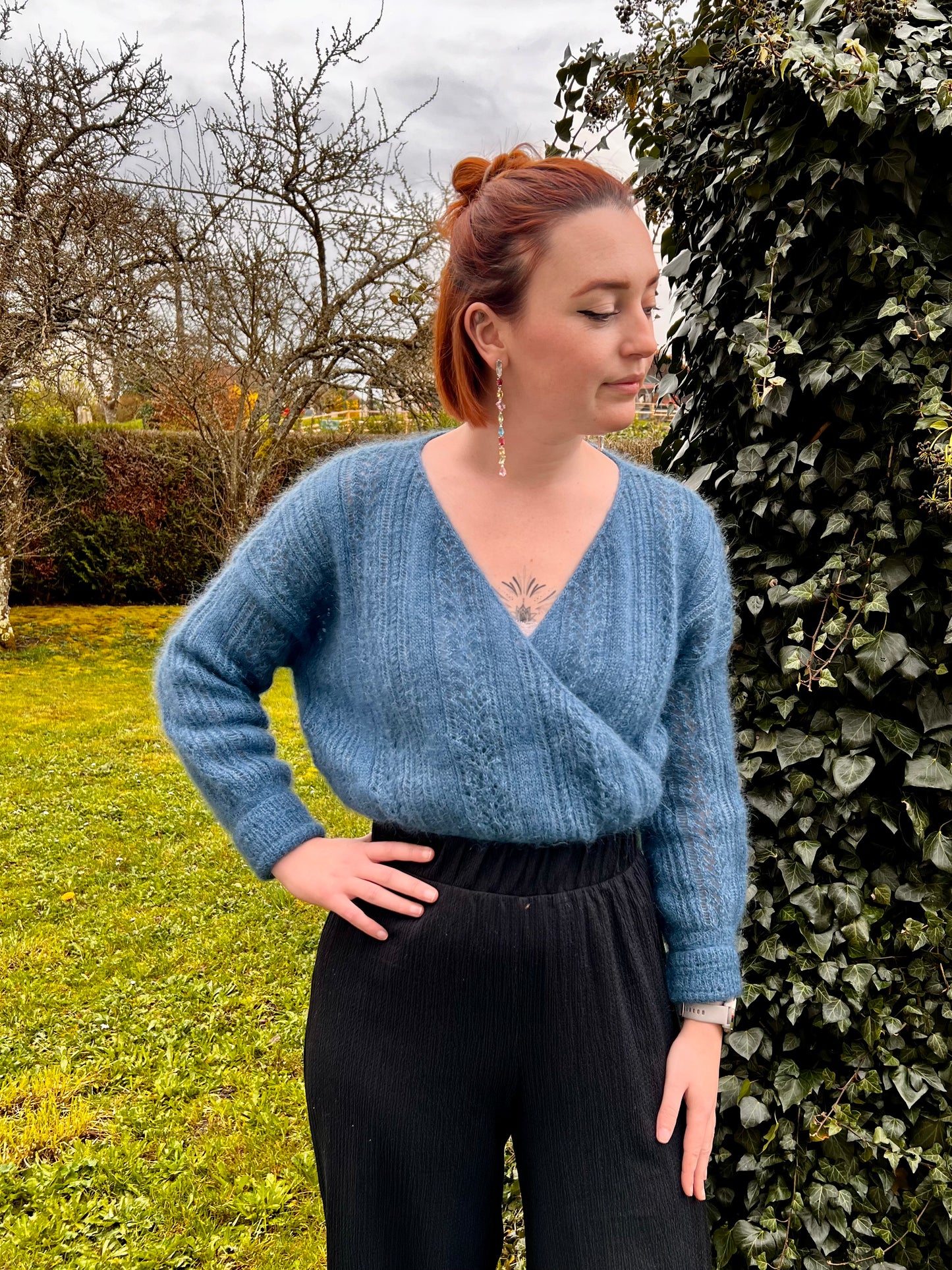 Patron de tricot NEW-YORK SWEATER PDF - Pull avec couture classique
