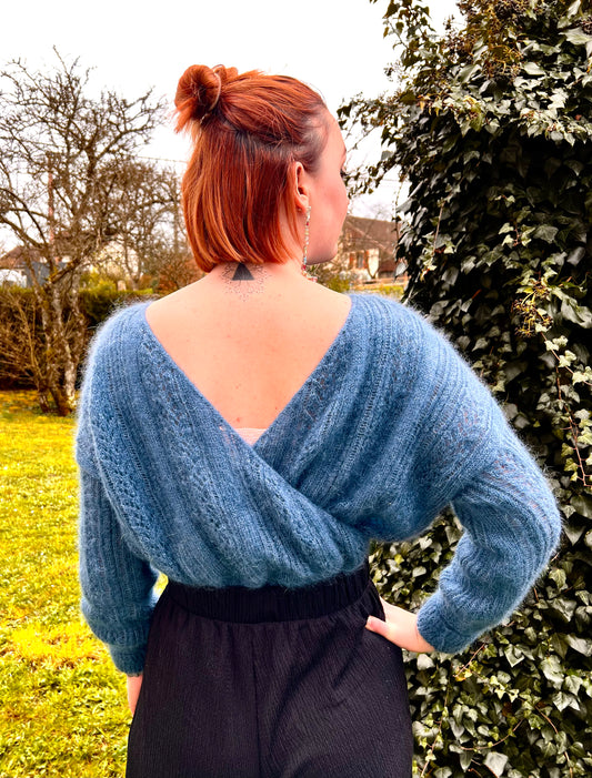 Patron de tricot NEW-YORK SWEATER PDF - Pull avec couture classique