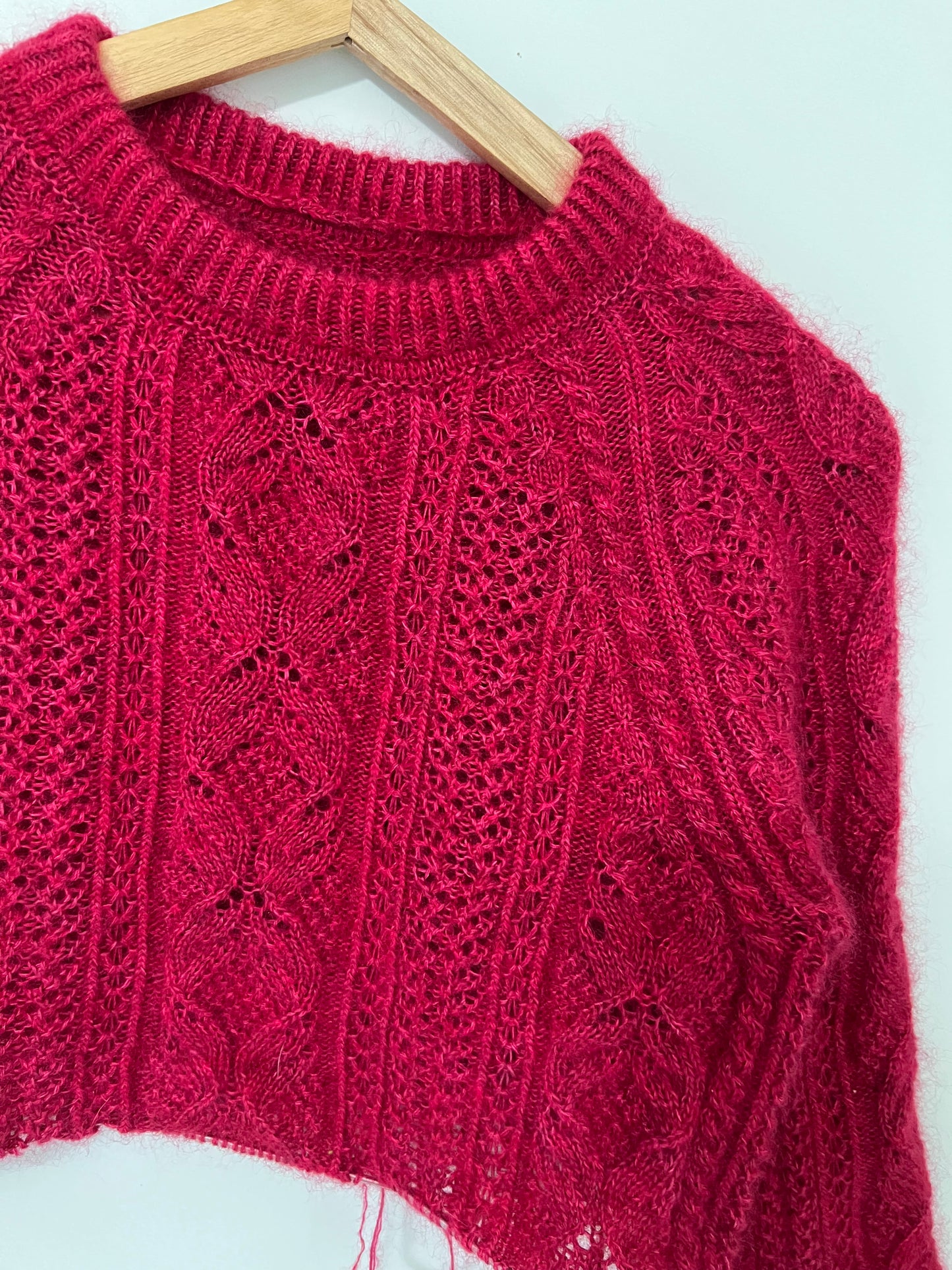 Patron de tricot PARIS SWEATER PDF - Pull à plat avec couture