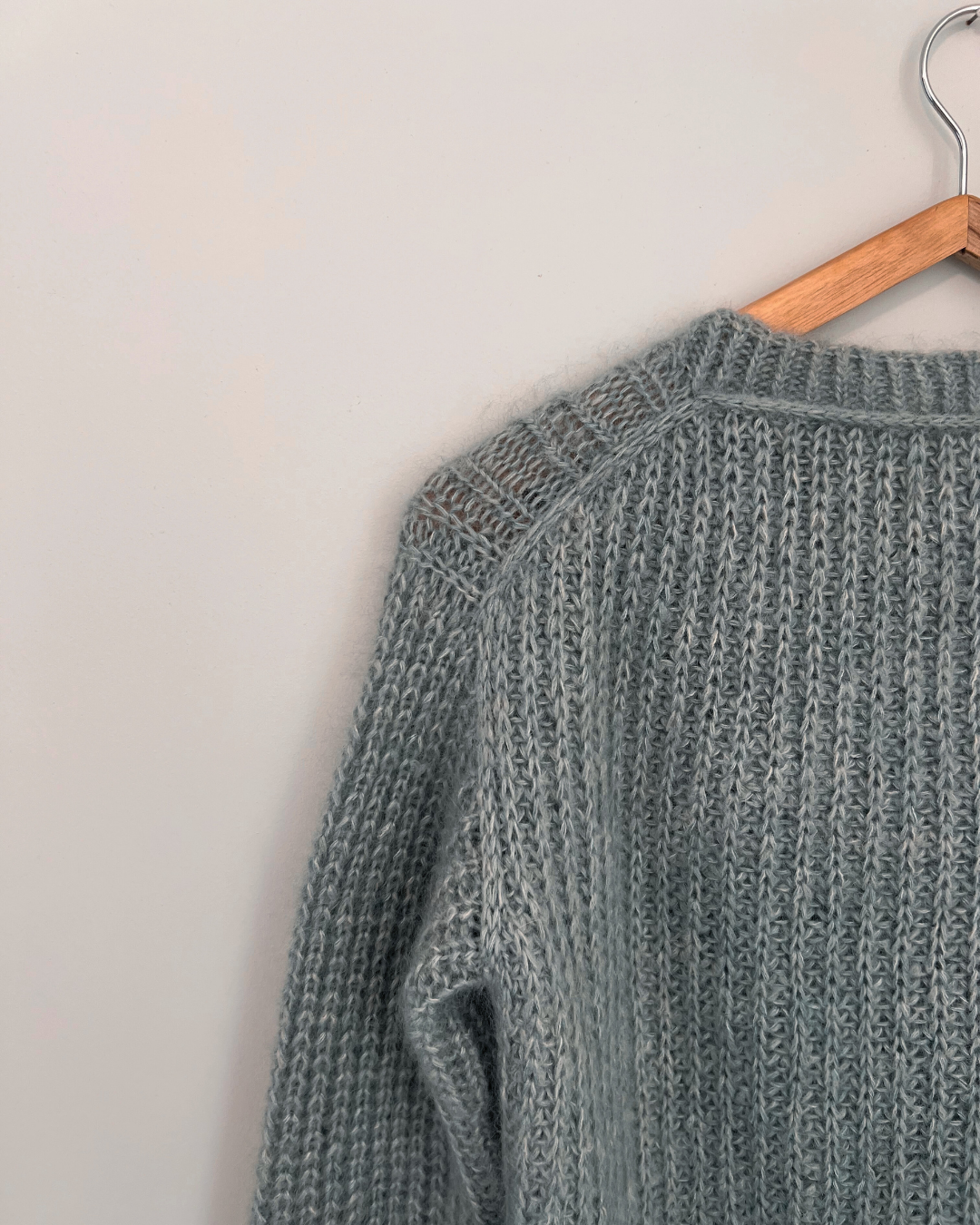 Patron de tricot MIAMI SWEATER PDF - 2 constructions disponibles (avec et sans couture)