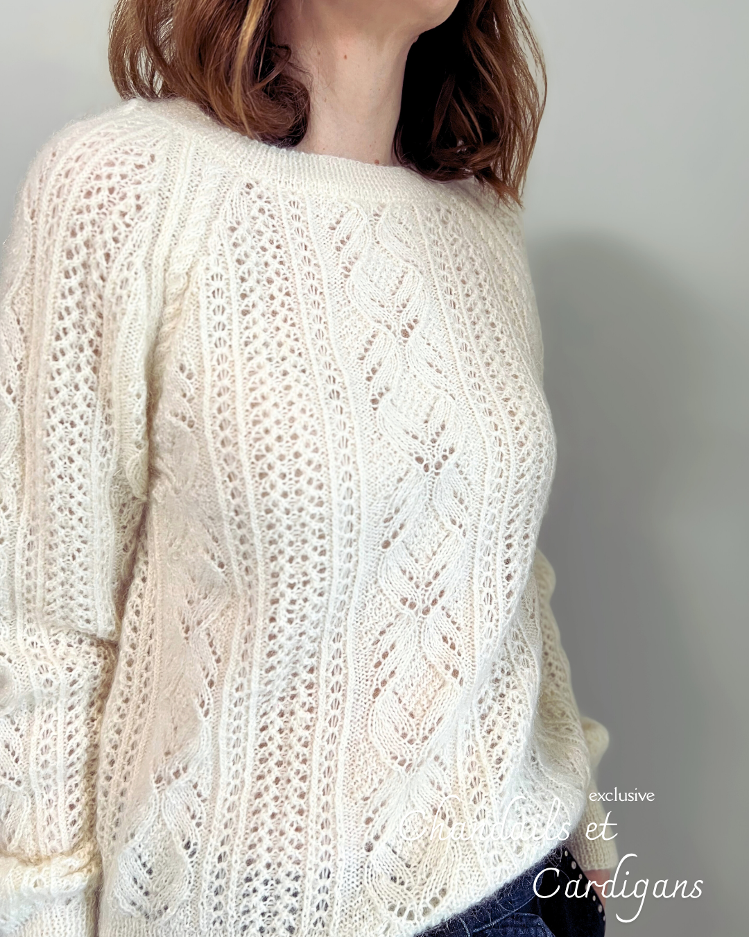Patron de tricot PARIS SWEATER PDF - Pull en rond (sans couture)