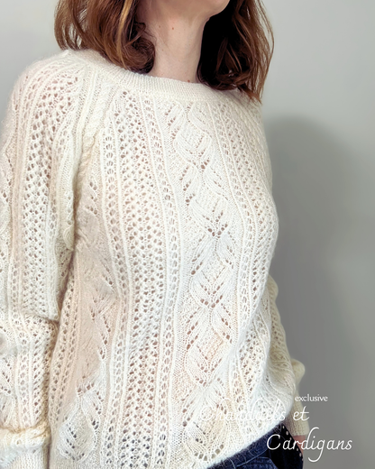 Patron de tricot PARIS SWEATER PDF - Pull en rond (sans couture)