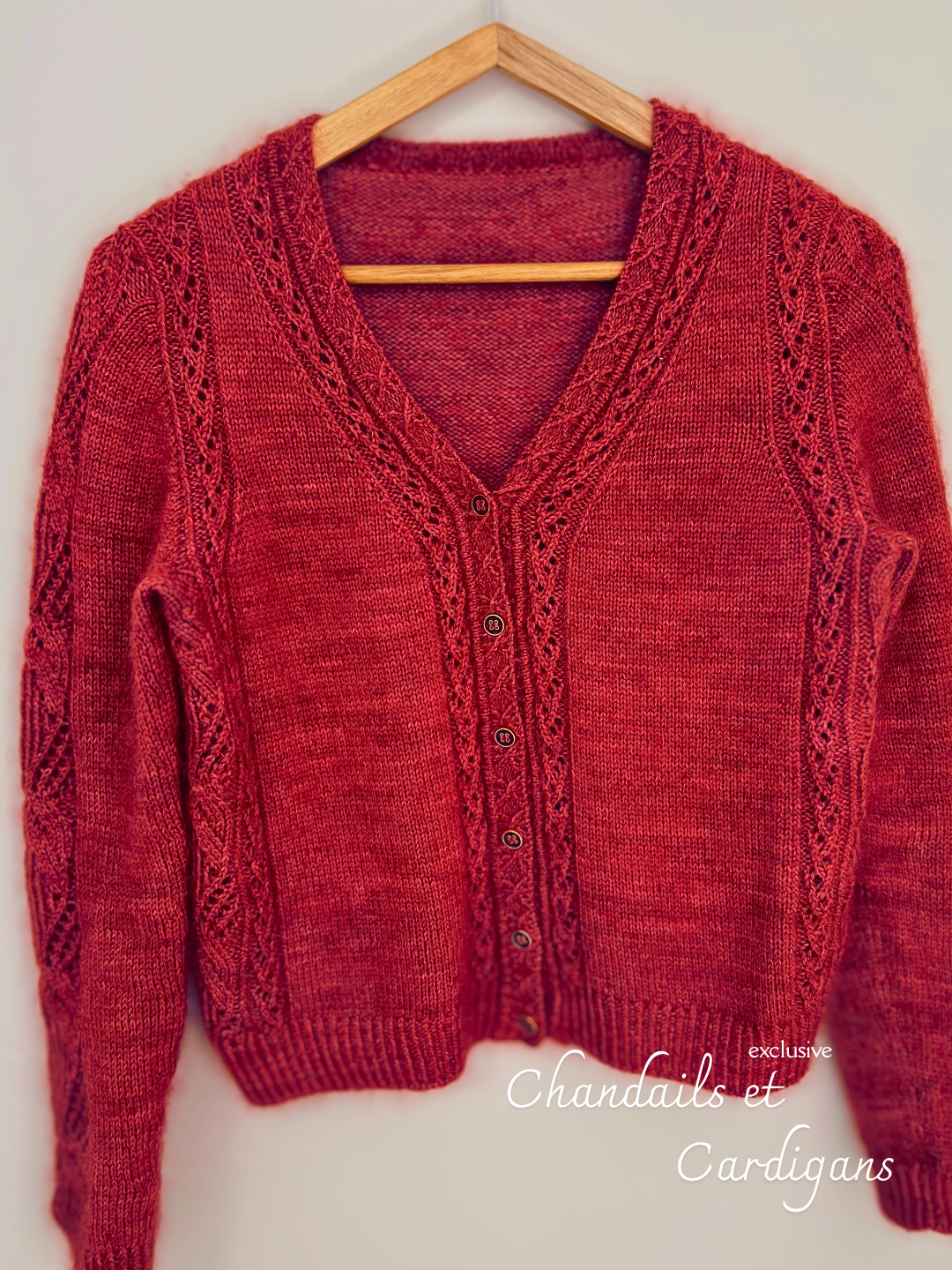 Patron de tricot ATHEN CARDIGAN SLEEVED PDF - (de haut en bas en aller-retour)