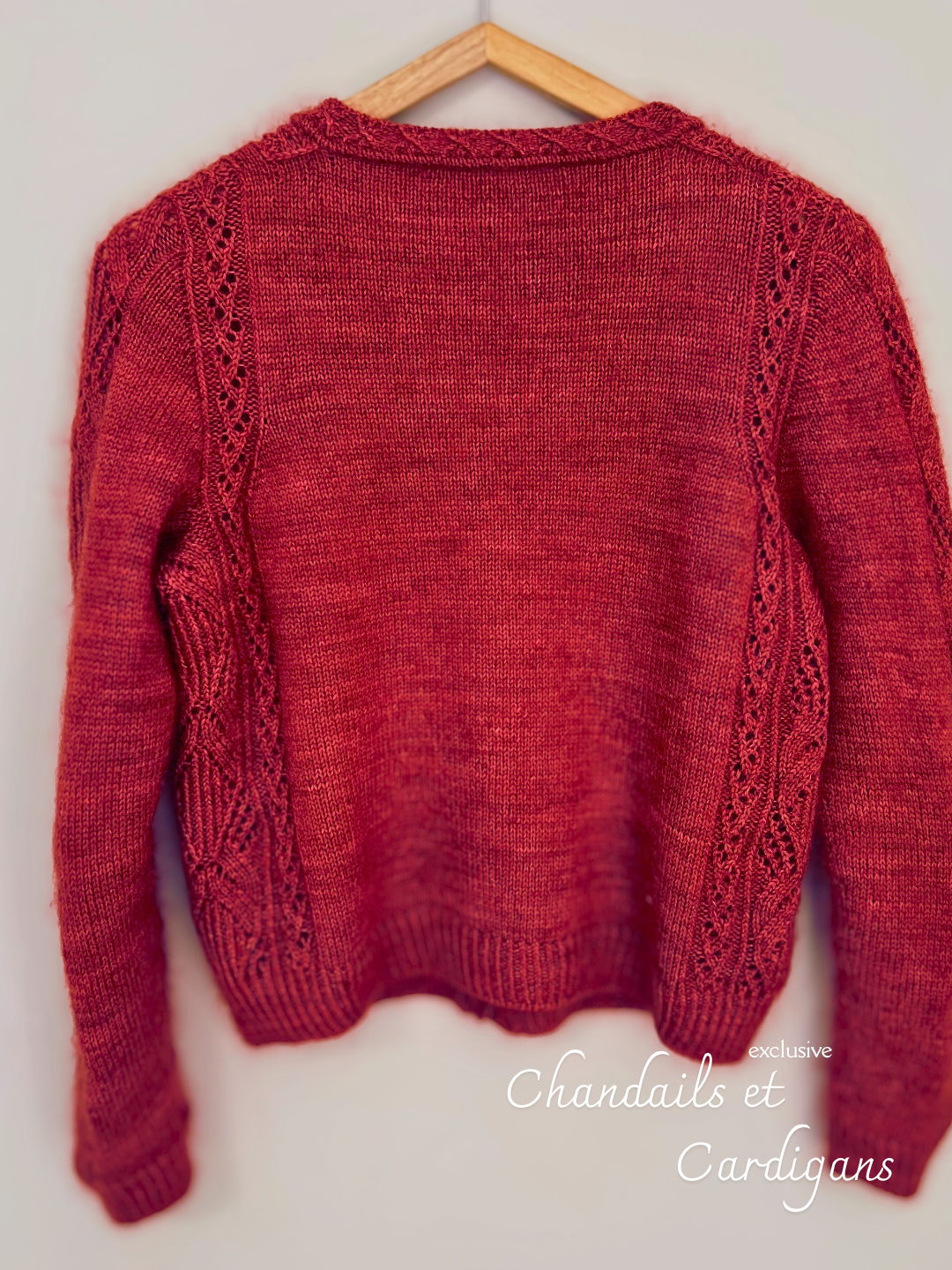 Patron de tricot ATHEN CARDIGAN SLEEVED PDF - (de haut en bas en aller-retour)