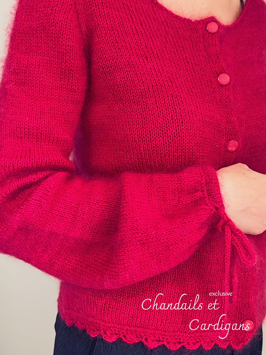 KIT laine THE OTHER SIDE Cardigan + patron à ajouter (OFFERT)