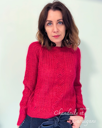 Patron de tricot PARIS SWEATER PDF - Pull en rond (sans couture)
