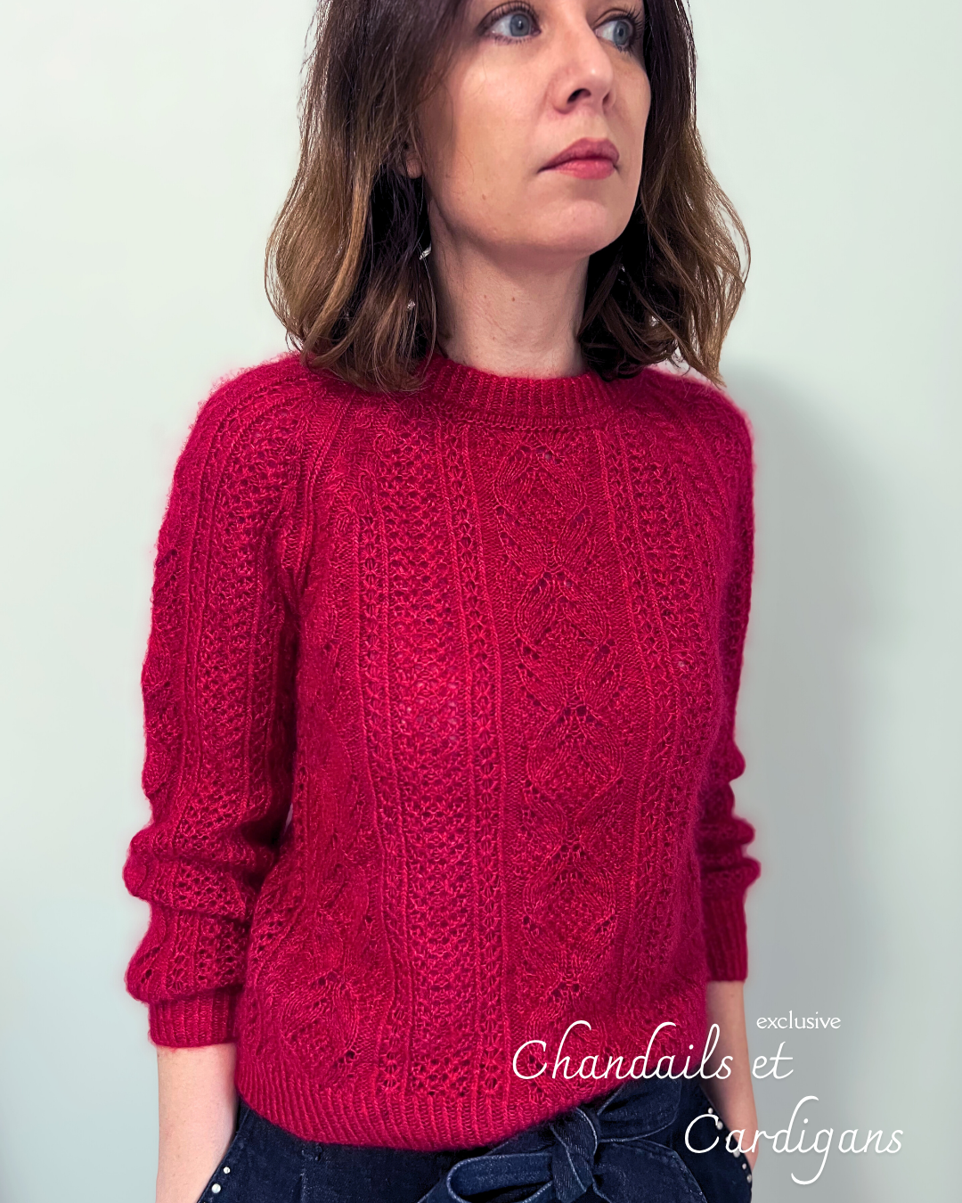 Patron de tricot PARIS SWEATER PDF - Pull en rond (sans couture)