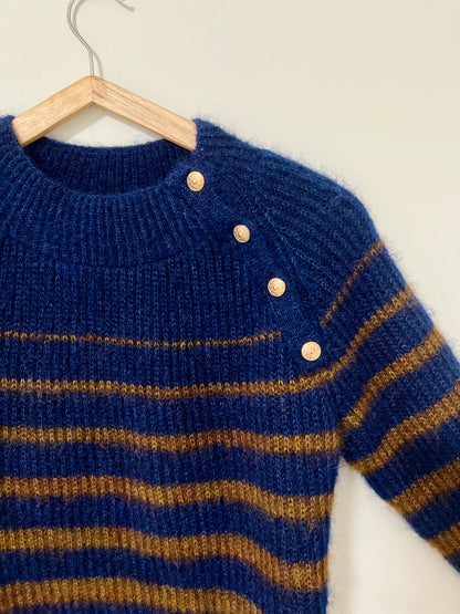 PARIS SWEATER PDF Knitting Pattern - Flat Knit Sweater with Seam