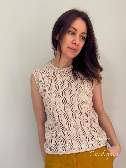HAWAI CARDIGAN PDF Knitting Pattern - 2 ways of knitting available (seamless and with seams)