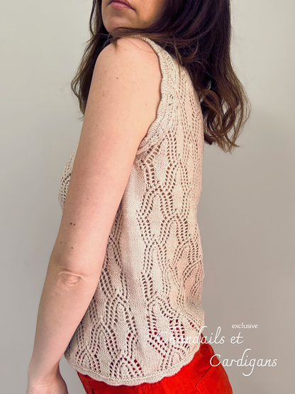 HAWAI CARDIGAN PDF Knitting Pattern - 2 ways of knitting available (seamless and with seams)