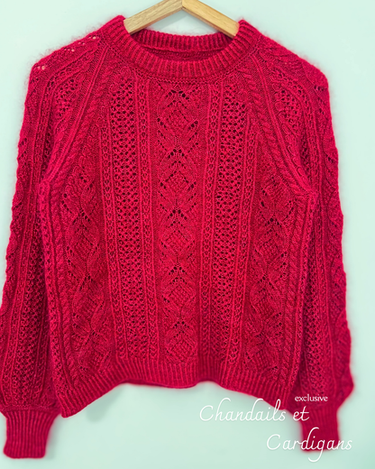 Patron de tricot PARIS SWEATER PDF - Pull en rond (sans couture)