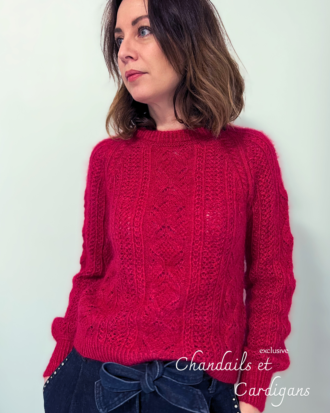 Patron de tricot PARIS SWEATER PDF - Pull en rond (sans couture)