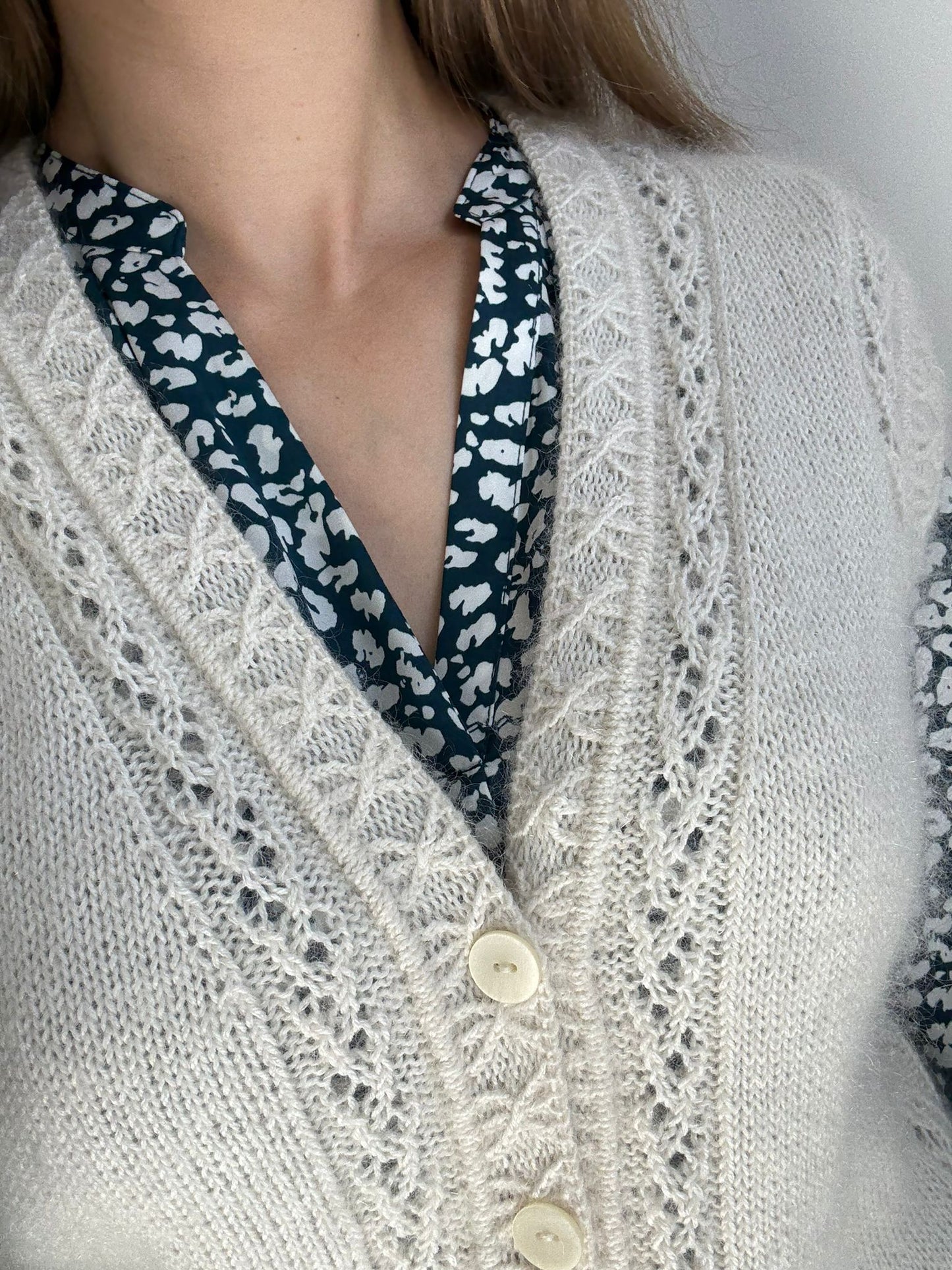 Patron de tricot ATHEN CRADIGAN PDF - 2 constructions disponibles (avec et sans couture)