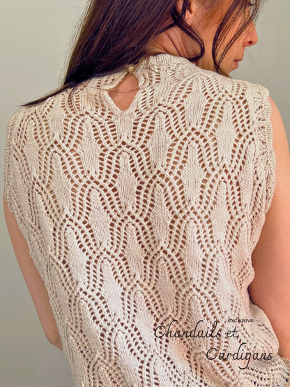 HAWAI CARDIGAN PDF Knitting Pattern - 2 ways of knitting available (seamless and with seams)