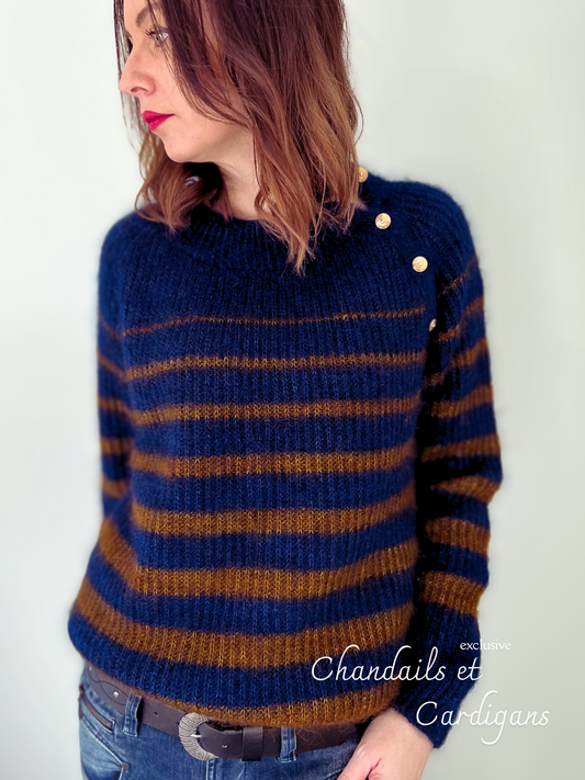 Patron de tricot SAILOR OF GRACE SWEATER PDF - Pull en rond (sans couture)
