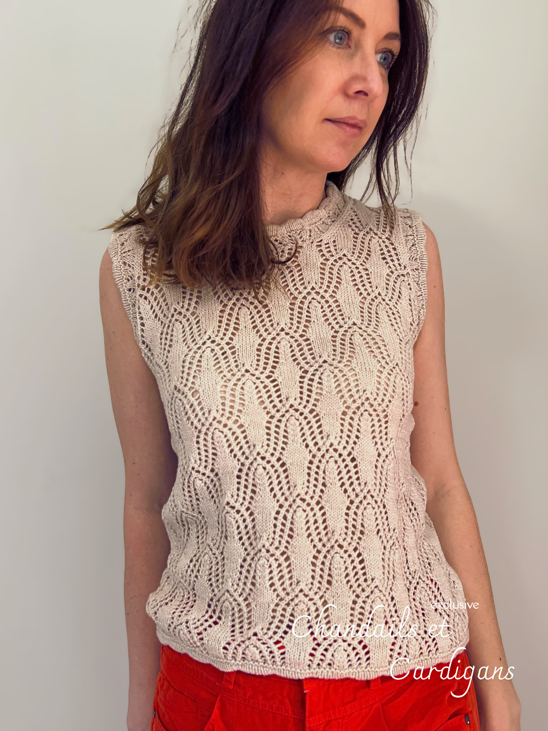 HAWAI CARDIGAN PDF Knitting Pattern - 2 ways of knitting available (seamless and with seams)