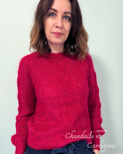 Patron de tricot PARIS SWEATER PDF - Pull en rond (sans couture)