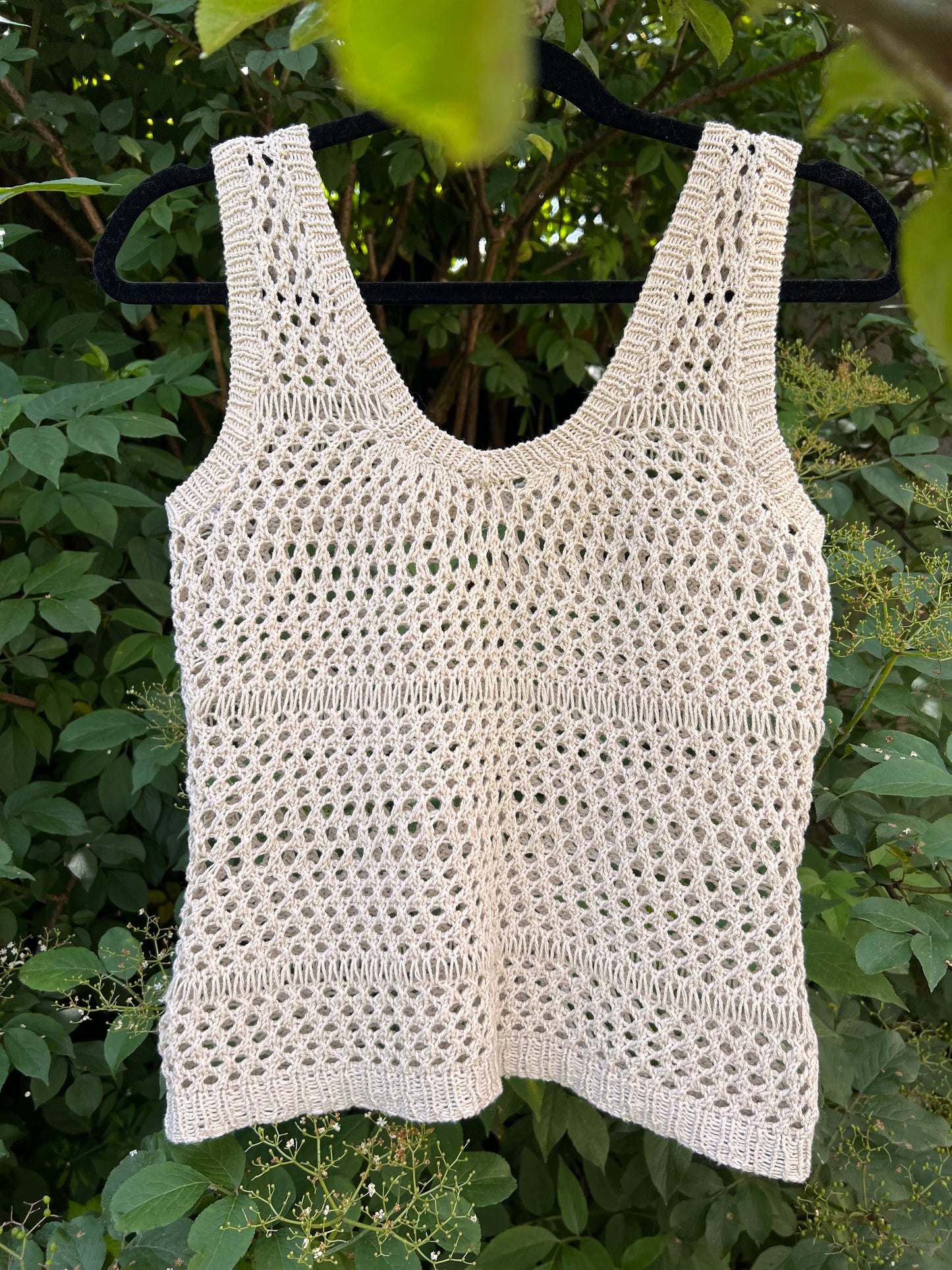Patron de tricot BRAZIL TOP PDF - 2 constructions avec/sans couture