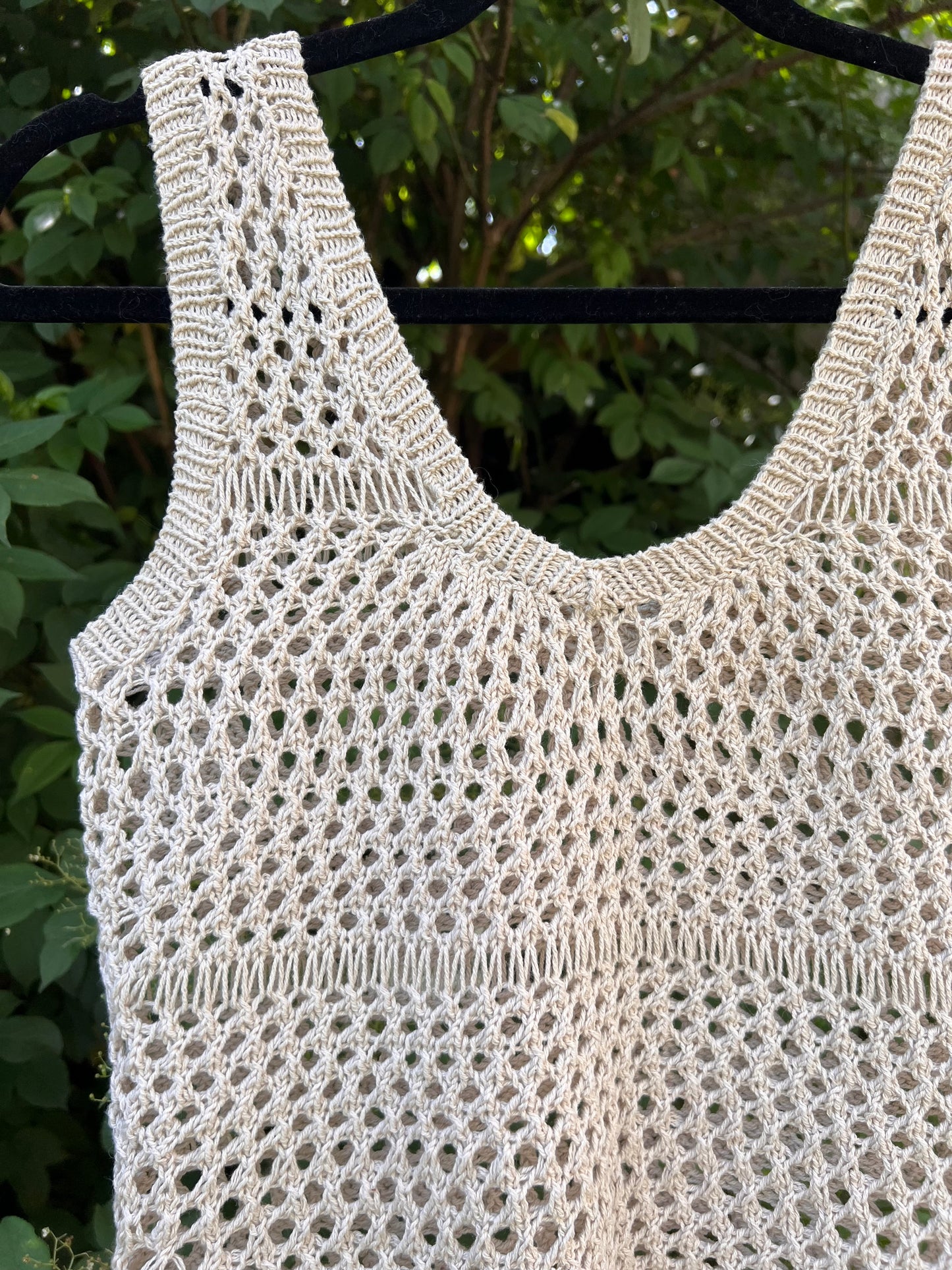 Patron de tricot BRAZIL TOP PDF - 2 constructions avec/sans couture