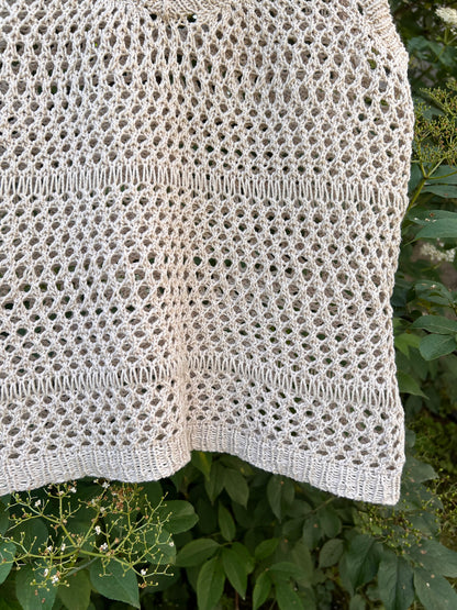 Patron de tricot BRAZIL TOP PDF - 2 constructions avec/sans couture