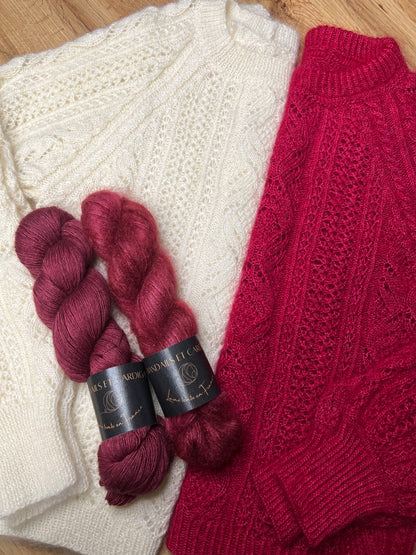 Patron de tricot PARIS SWEATER PDF - Pull en rond (sans couture)