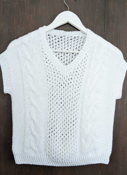Patron de tricot CALIFORNIA T-SHIRT PDF - 2 constructions disponibles (avec et sans couture)