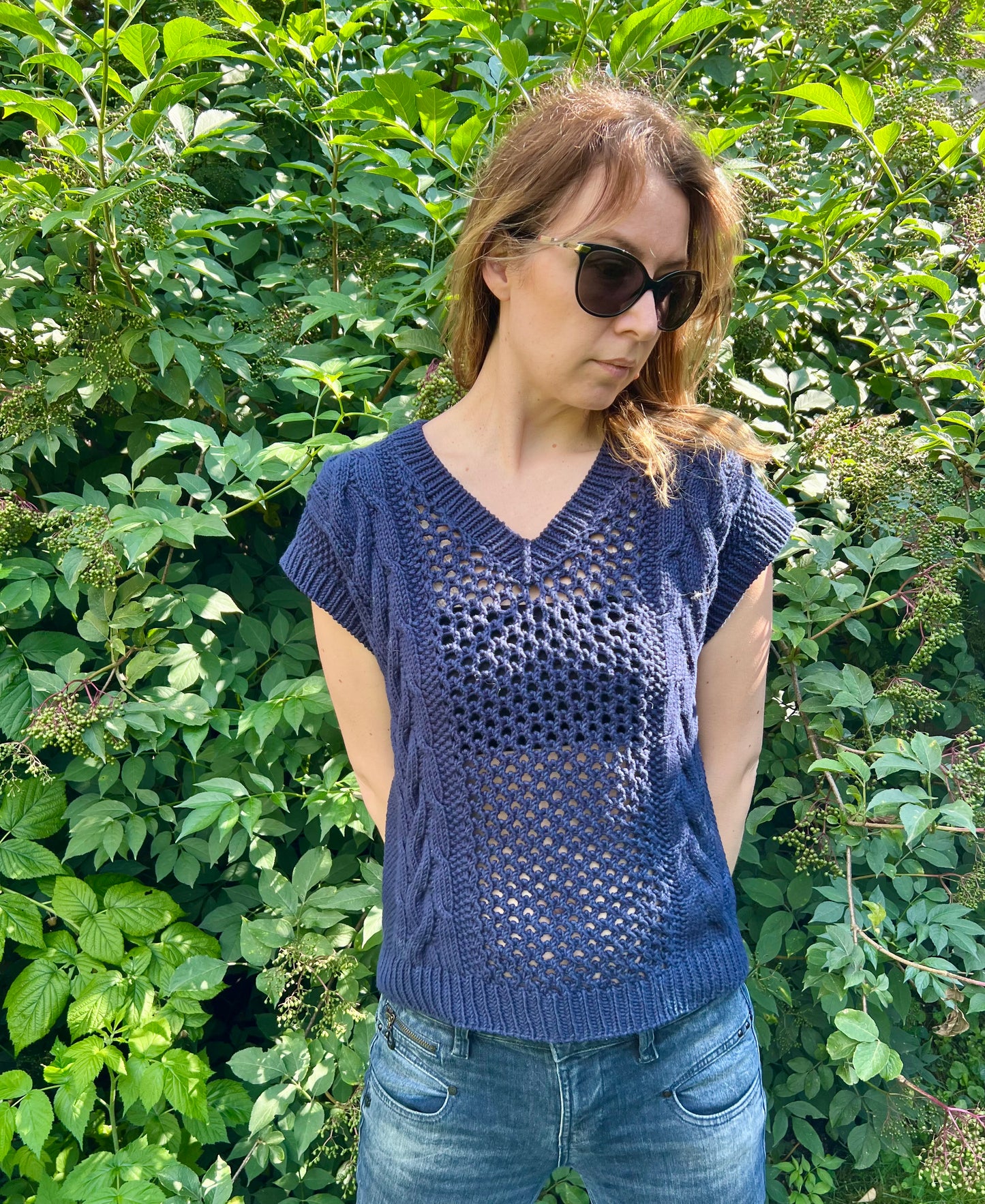 Patron de tricot CALIFORNIA T-SHIRT PDF - 2 constructions disponibles (avec et sans couture)