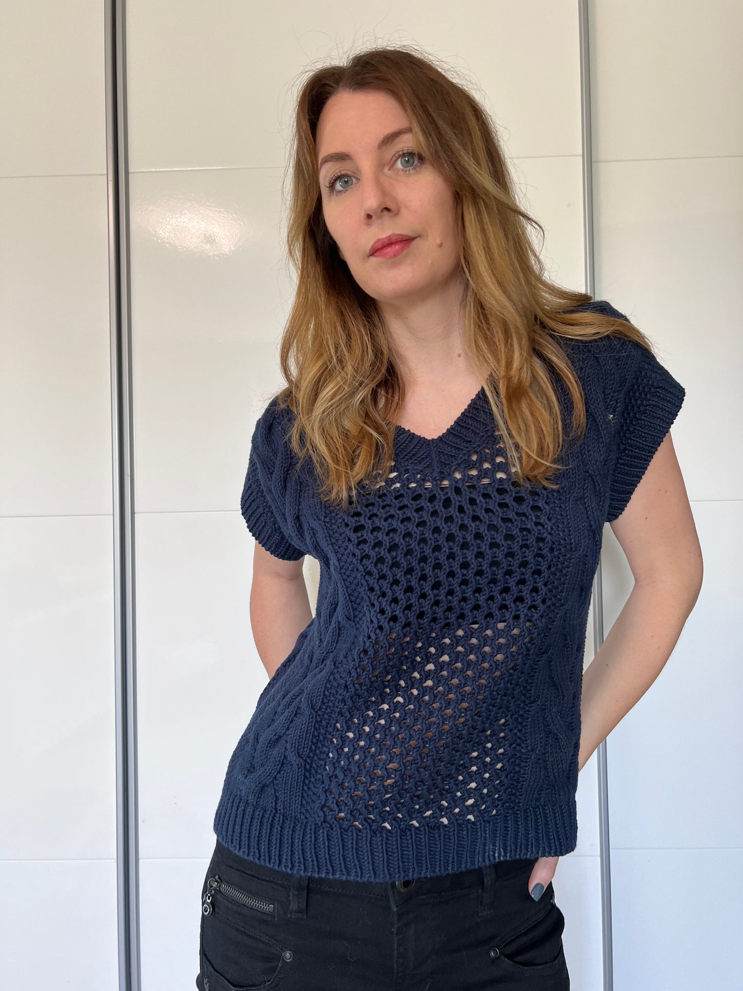 Patron de tricot CALIFORNIA T-SHIRT PDF - 2 constructions disponibles (avec et sans couture)