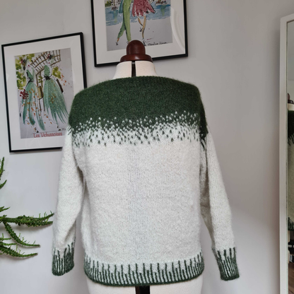Patron de  tricot PHILADELPHIA SWEATER PDF - 2 constructions disponibles (avec et sans couture)