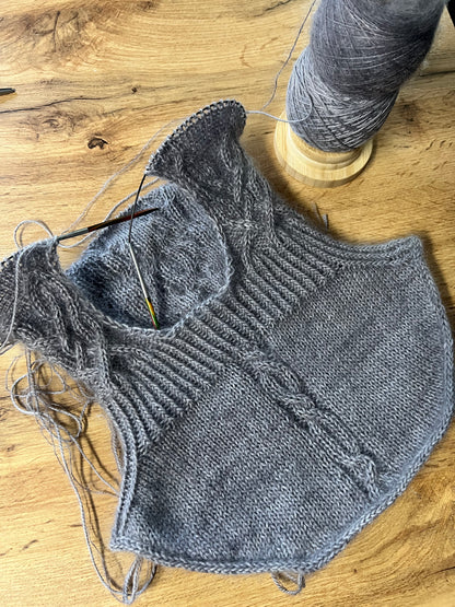 Patron de tricot STOCKHOLM HOOD PDF - Cagoule sans couture