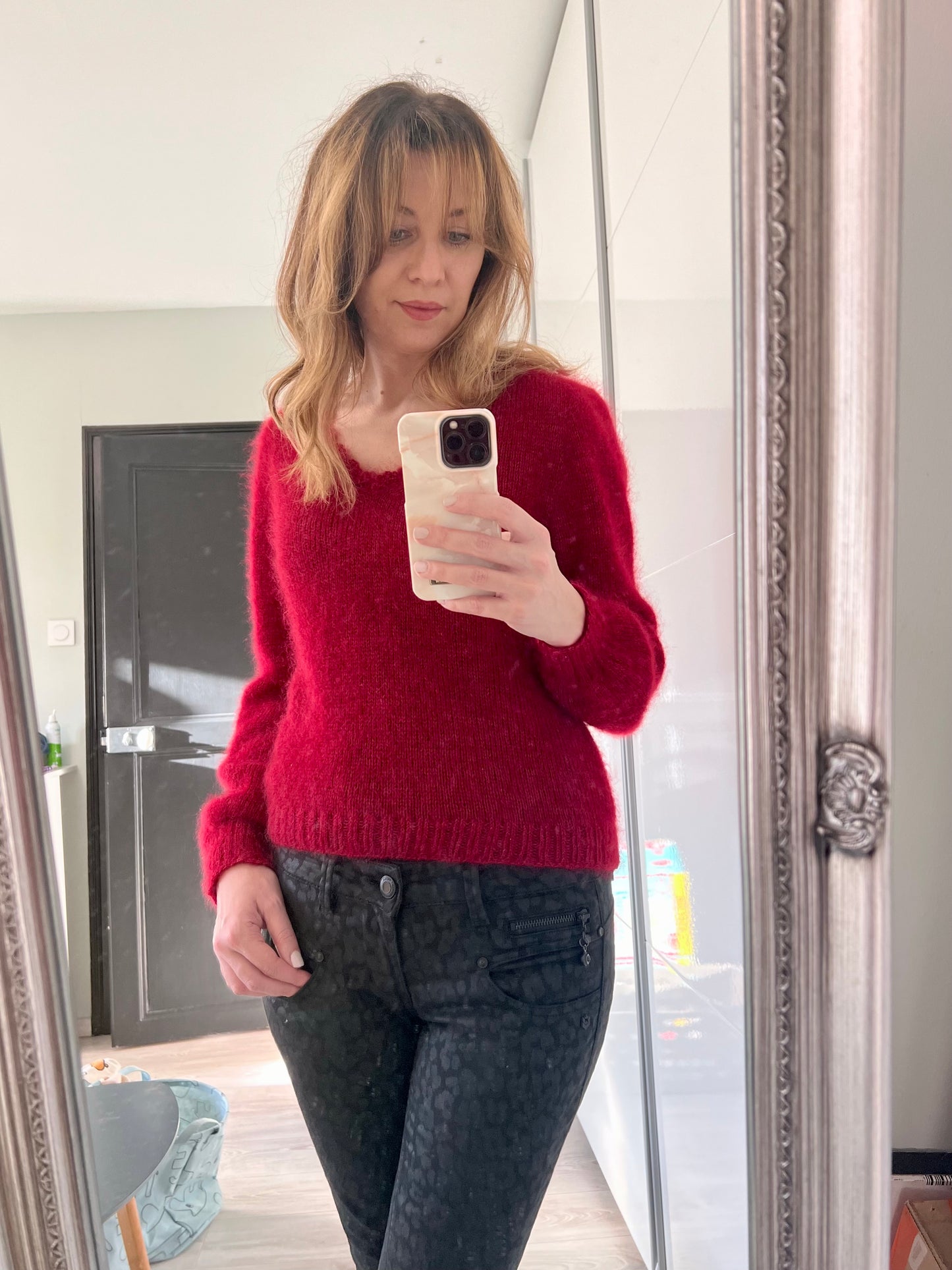 Patron de tricot VENISE SWEATER PDF - 2 constructions disponibles (avec et sans couture)