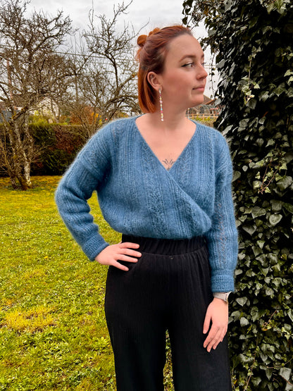 Patron de tricot NEW-YORK SWEATER PDF - Pull avec couture classique