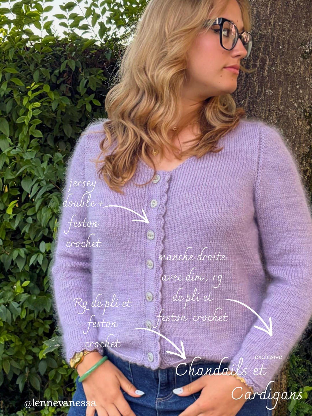 KIT laine THE OTHER SIDE Cardigan + patron à ajouter (OFFERT)