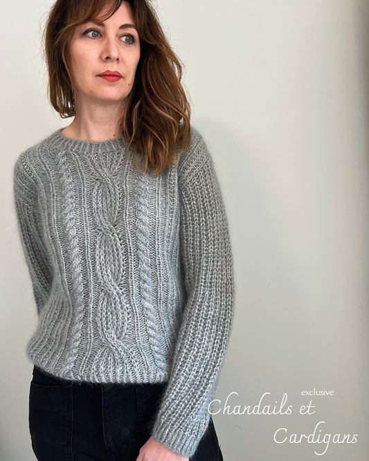 Patron de tricot MIAMI SWEATER PDF - 2 constructions disponibles (avec et sans couture)