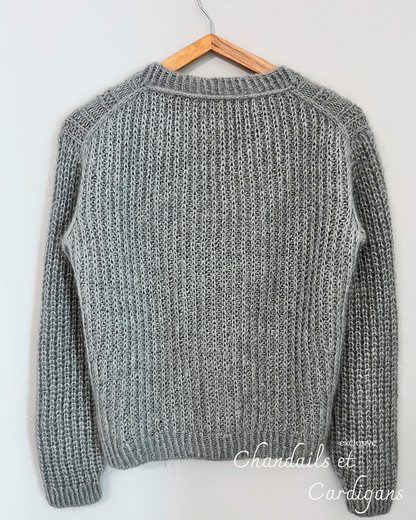 Patron de tricot MIAMI SWEATER PDF - 2 constructions disponibles (avec et sans couture)