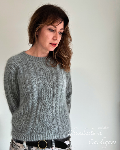 Patron de tricot MIAMI SWEATER PDF - 2 constructions disponibles (avec et sans couture)