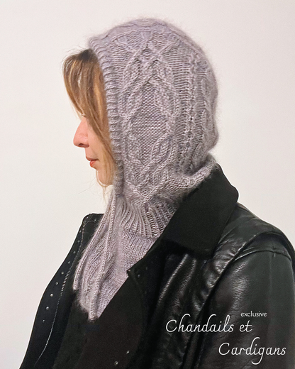 Patron de tricot STOCKHOLM HOOD PDF - Cagoule sans couture