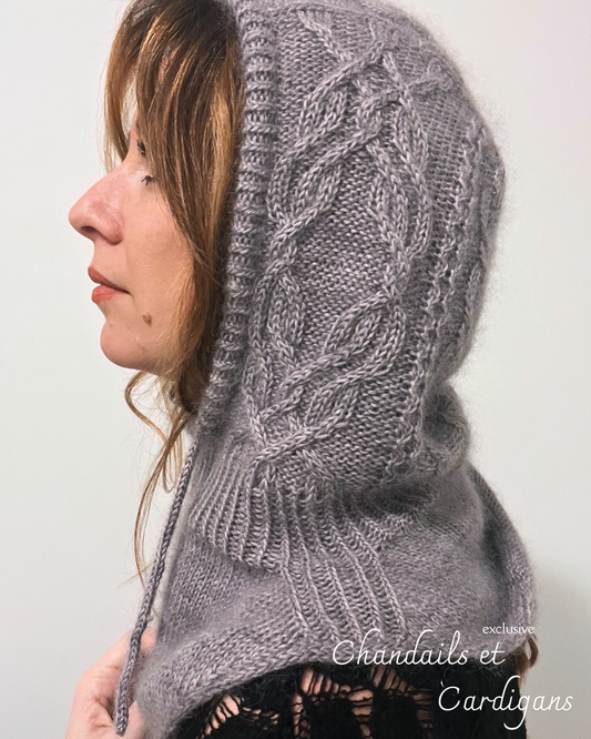 Patron de tricot STOCKHOLM HOOD PDF - Cagoule sans couture